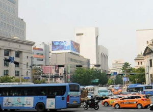 서울_남대문 자유빌딩 옥상광고